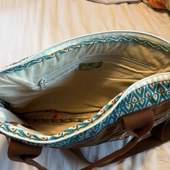 Fossil Key-Per coated canvas messenger/laptop bag - Picture 2 of 3